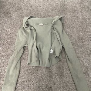 John galt mini green cardigan zip